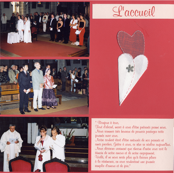 L'accueil à l'église