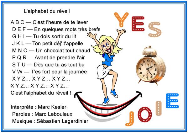 L'ALPHABET DU REVEIL