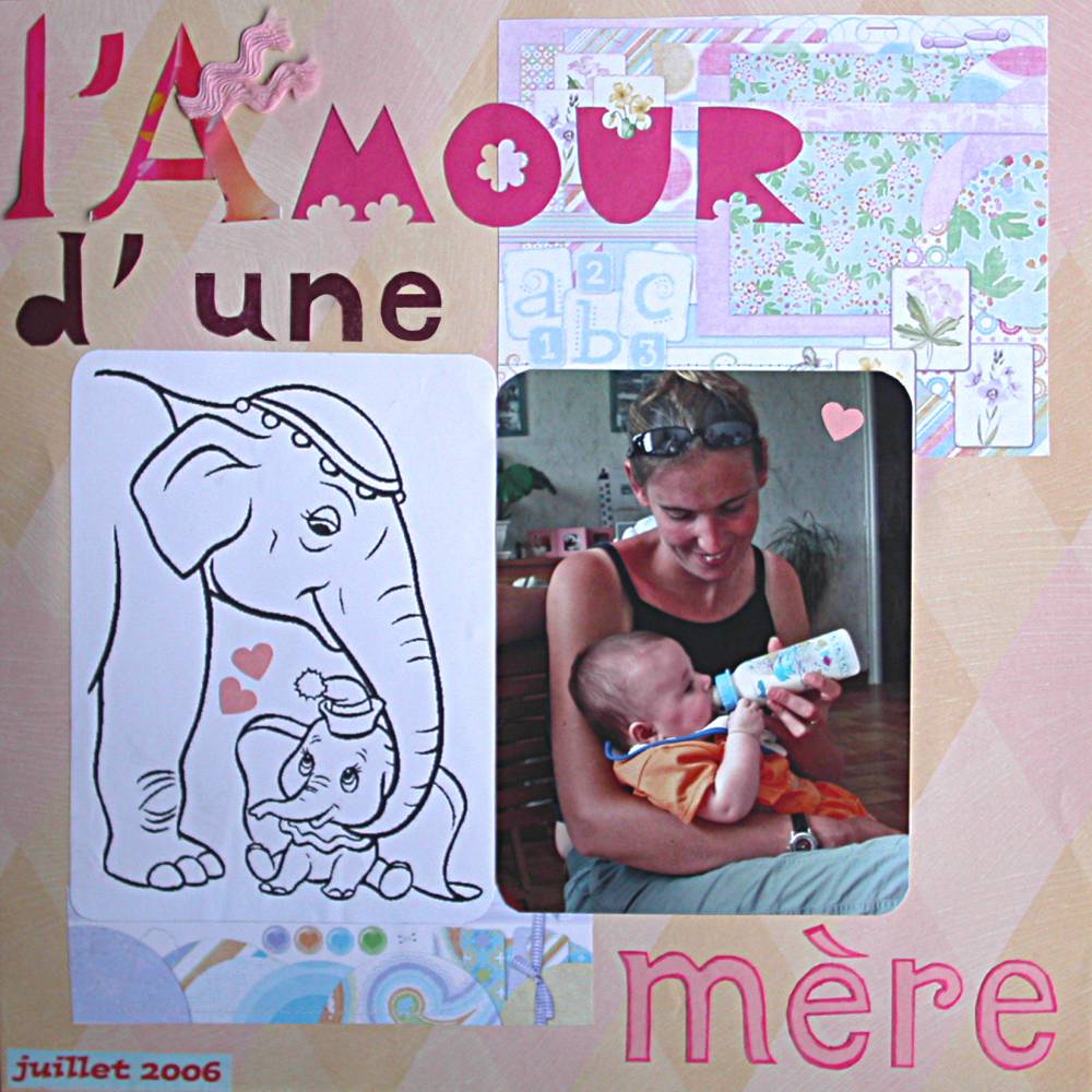 l'amour d'une mère...