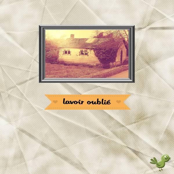 lavoir oublié