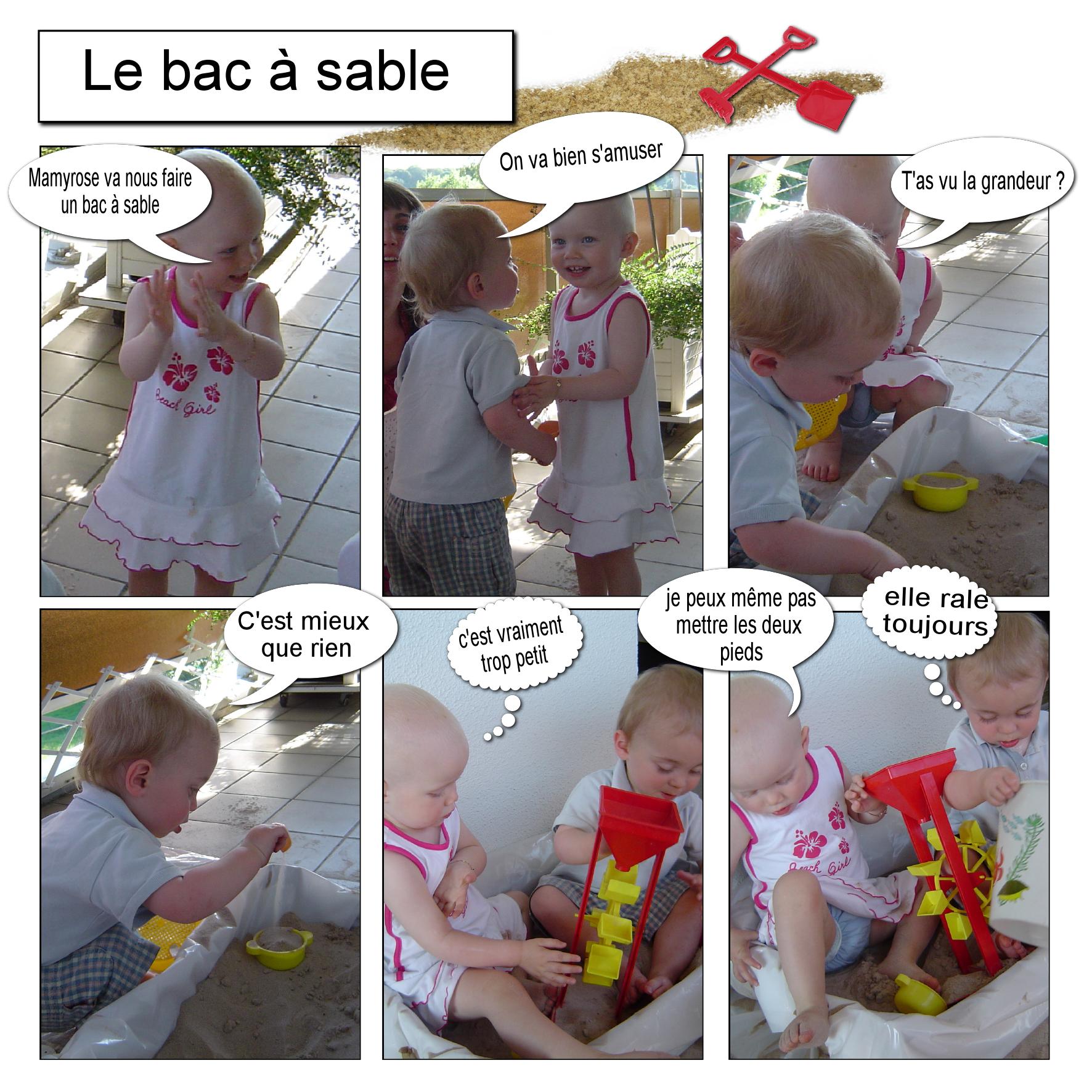 Le bac à sable souvenir