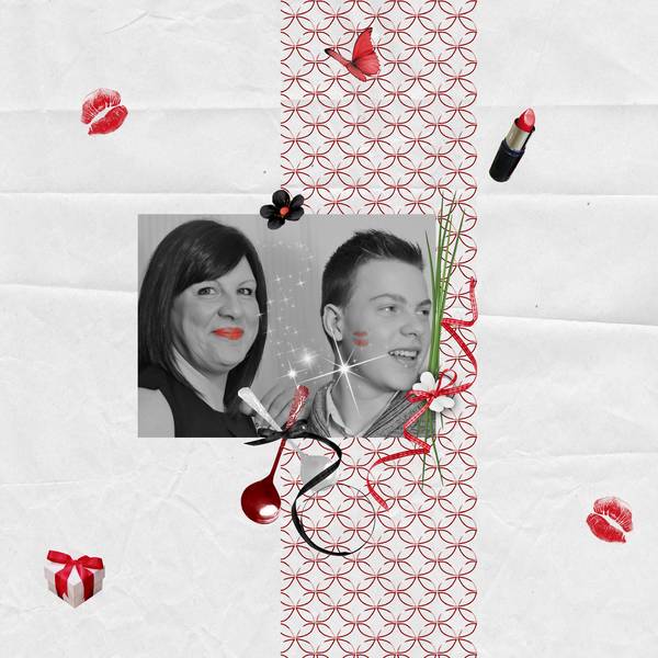 le bisou a sa maman......