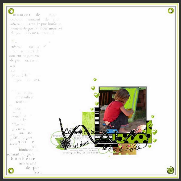 Le bonheur est dans le bac à sable !