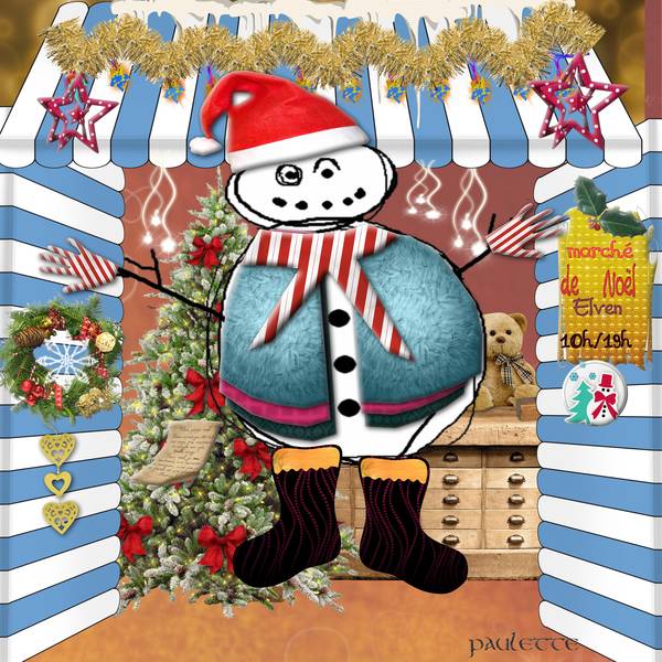 le bonhomme de neige de mimi