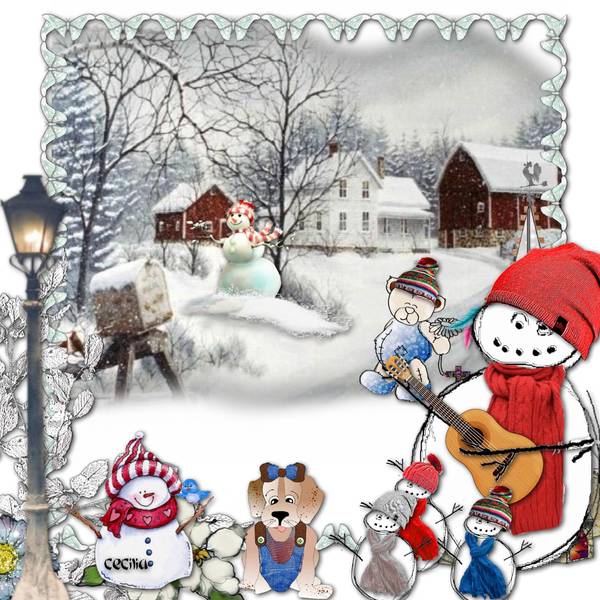 Le bonhomme de neige de MIMI