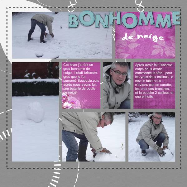 le bonhomme de neige