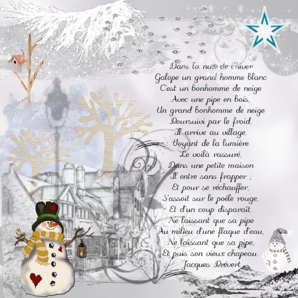 Le bonhomme de neige