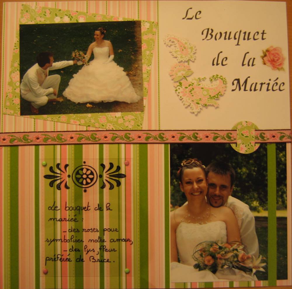 Le bouquet de la mariée