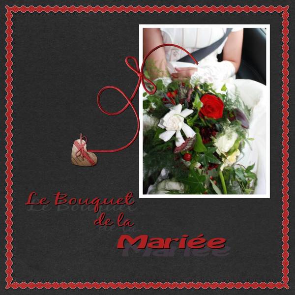 Le bouquet de la mariée