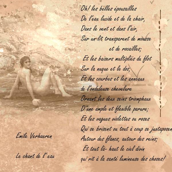 Le chant de l'eau