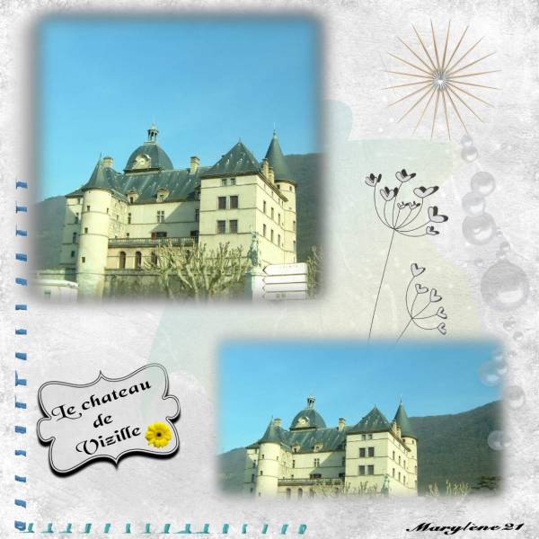 LE CHÂTEAU DE VIZILLE - Défi PAPILLON