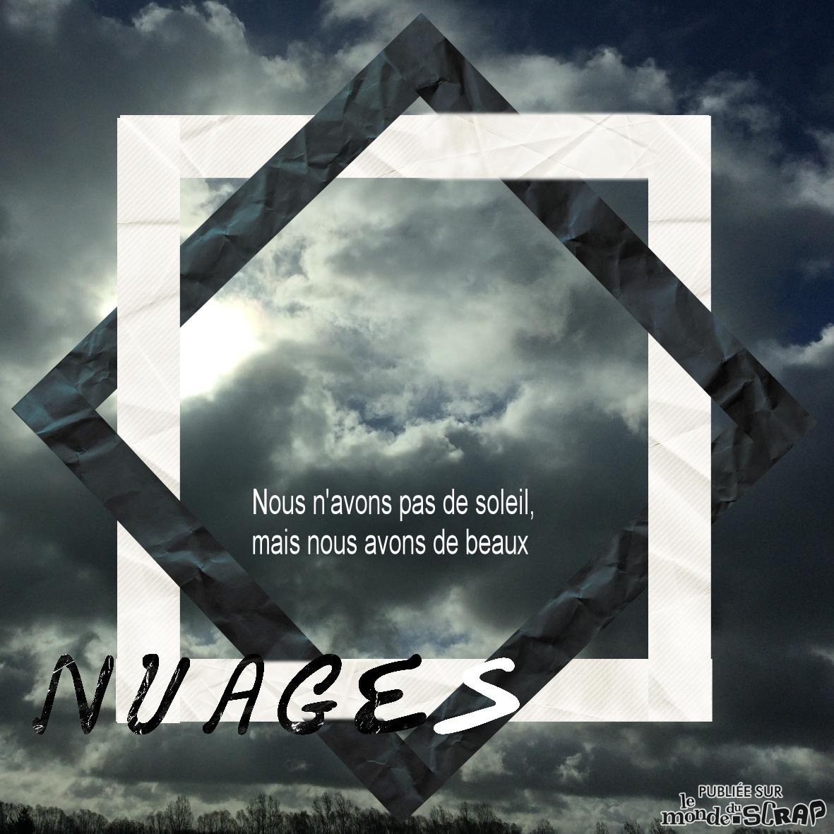 le ciel vu de mon jardin