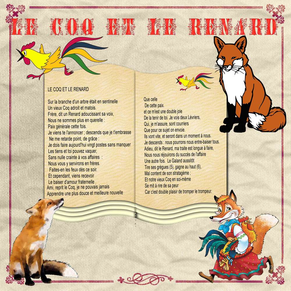 Le coq et le renard
