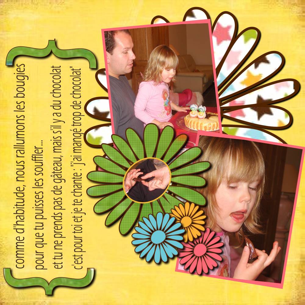 le gâteau d'anniversaire