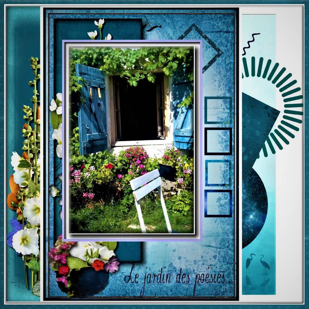 Le jardin des poésies.