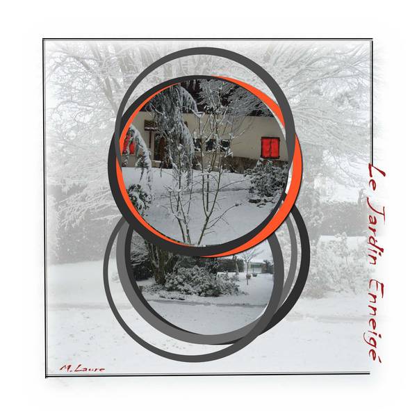 Le jardin enneigé (Chez Renée Meximieux)