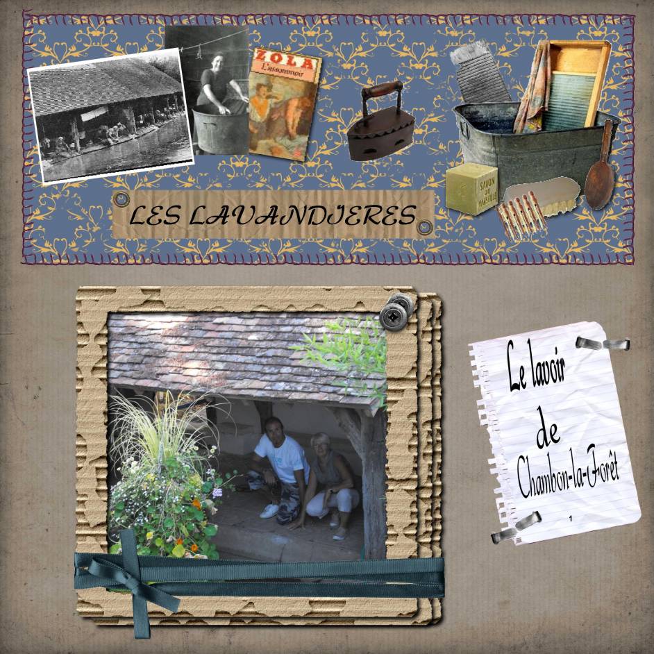 Le lavoir de Chambon-la-Forêt