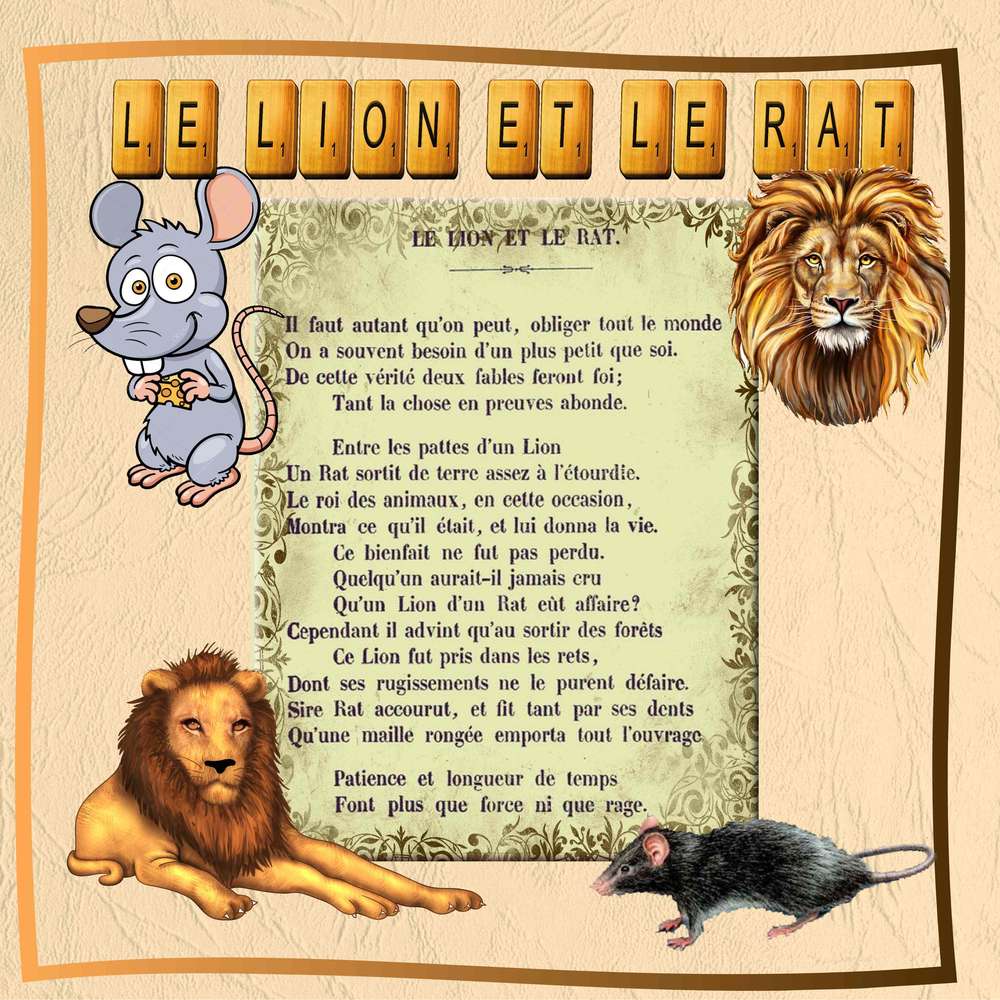 Le lion et le rat