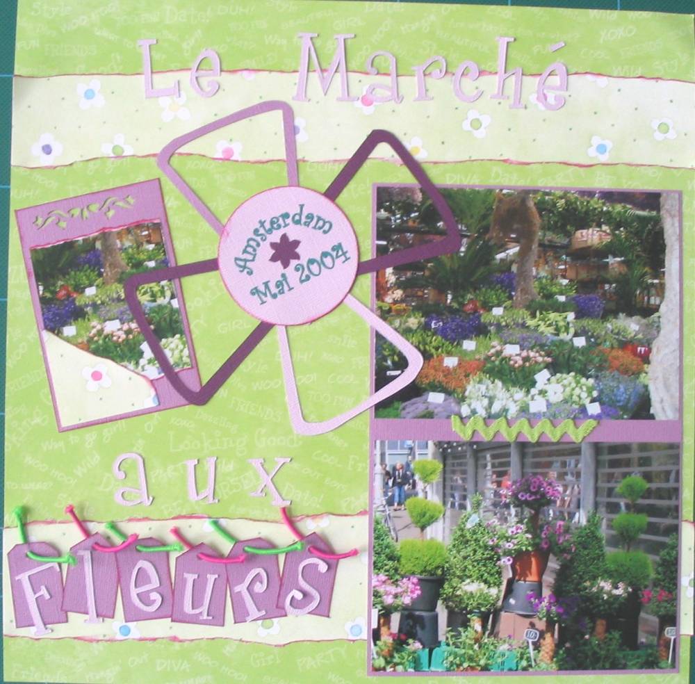 Le marché aux fleurs