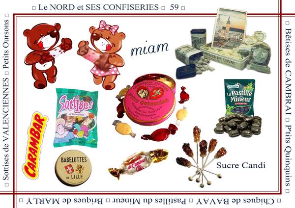 Le NORD et ses CONFISERIES