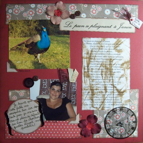 Le paon se plaignant à Junon