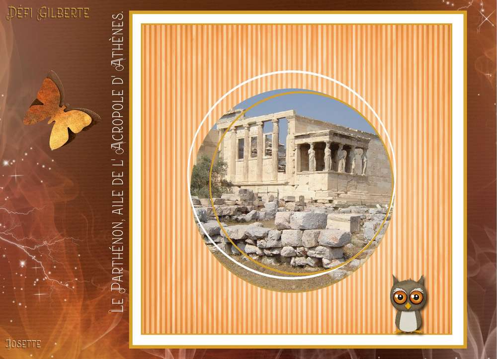 Le Parthénon , aile de l' Acropole d' Athènes