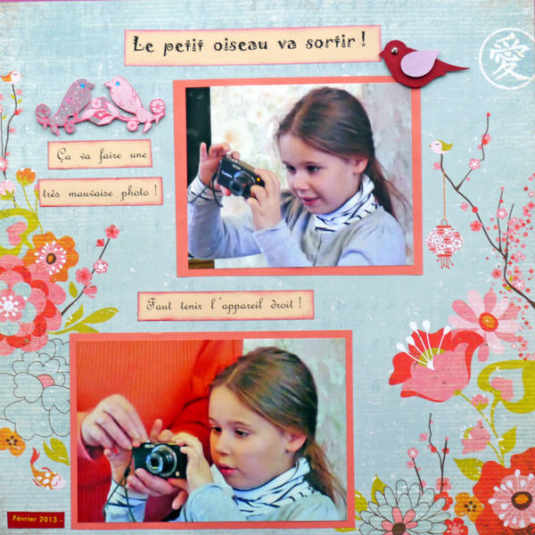 Le petit oiseau va sortir ...