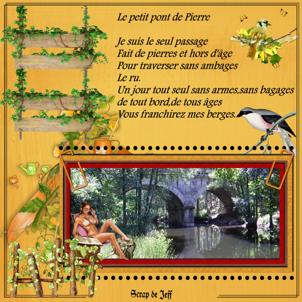 Le petit pont de pierres.