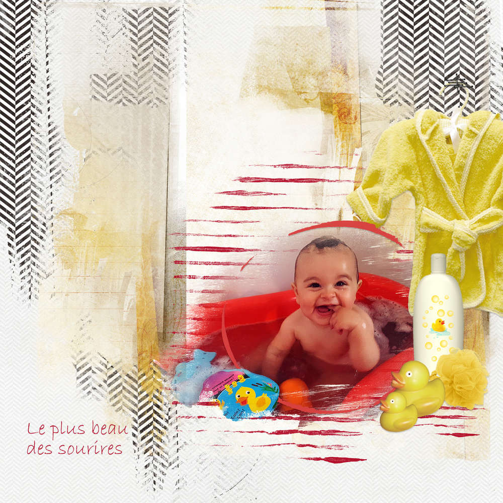 Le plaisir du bain de Mathilde