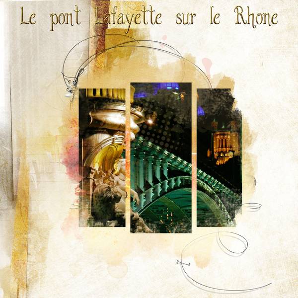 Le pont Lafayette à Lyon