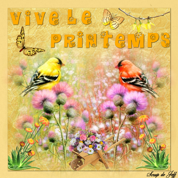 Le printemps arrive.