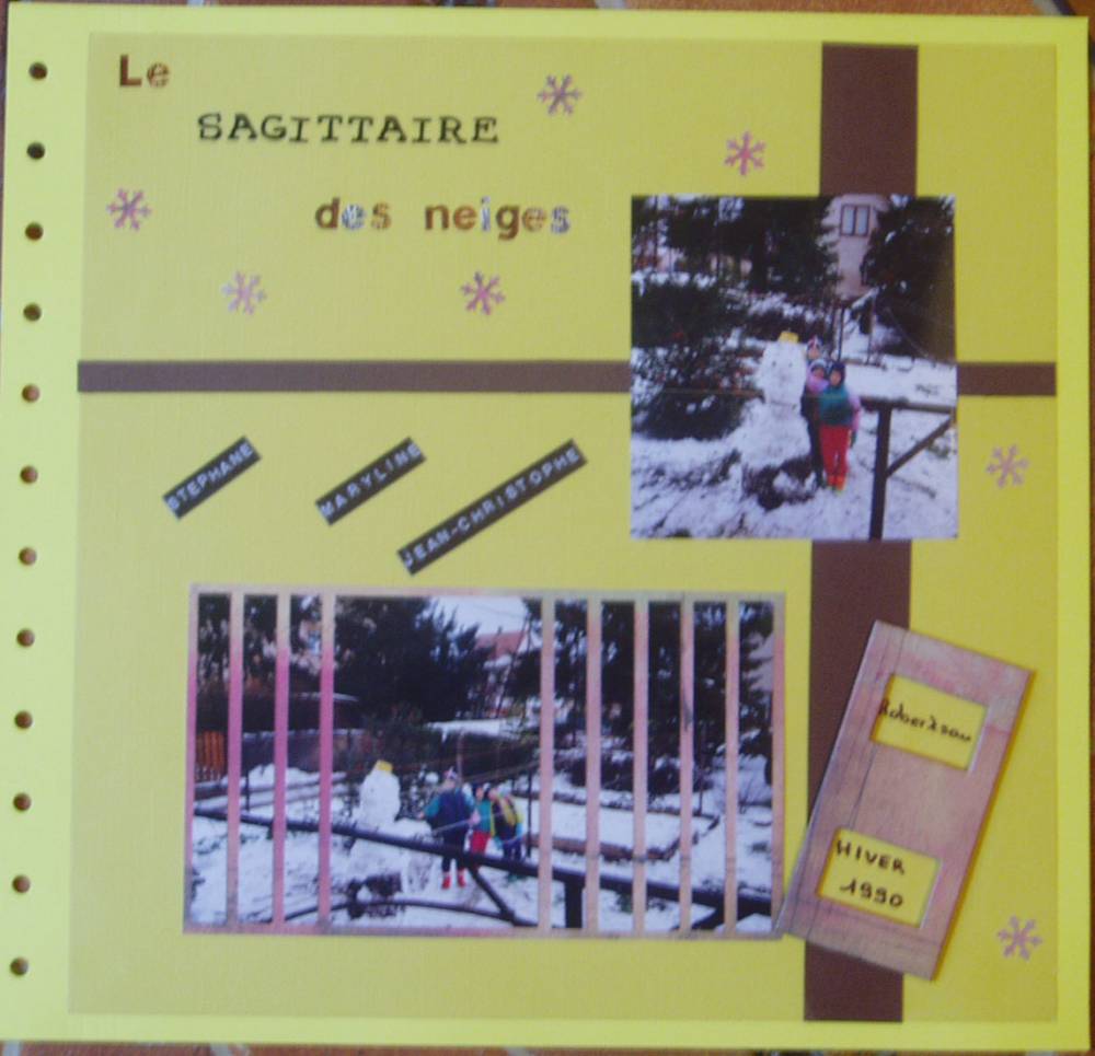 Le sagittaire des neiges