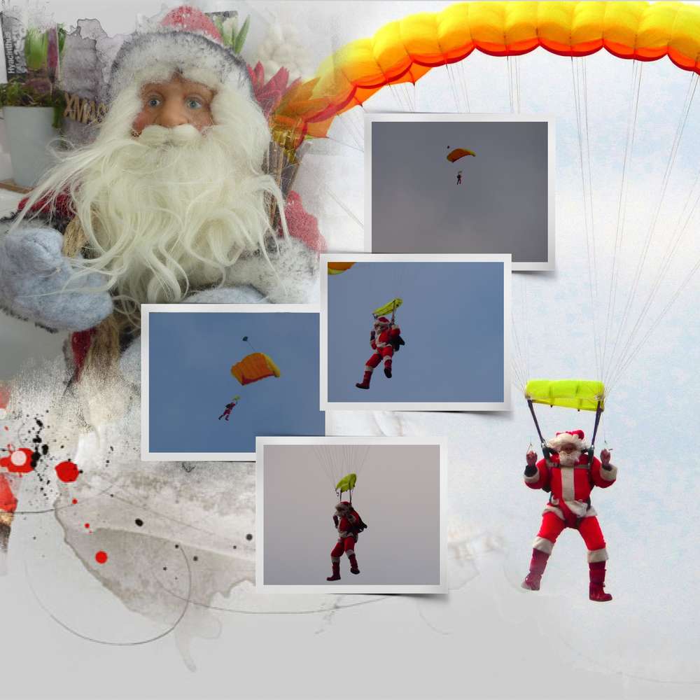 le saut du Père Noêl.