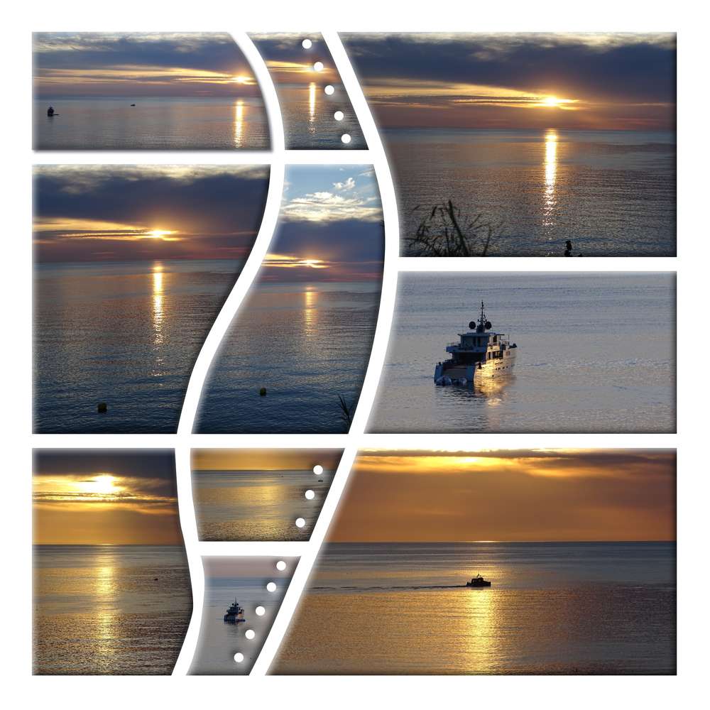 Le soleil se lève sur Collioure