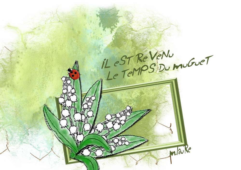 Le temps du muguet .... arrive