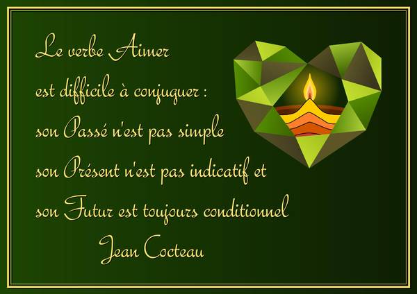 LE VERBE AIMER - Jean COCTEAU