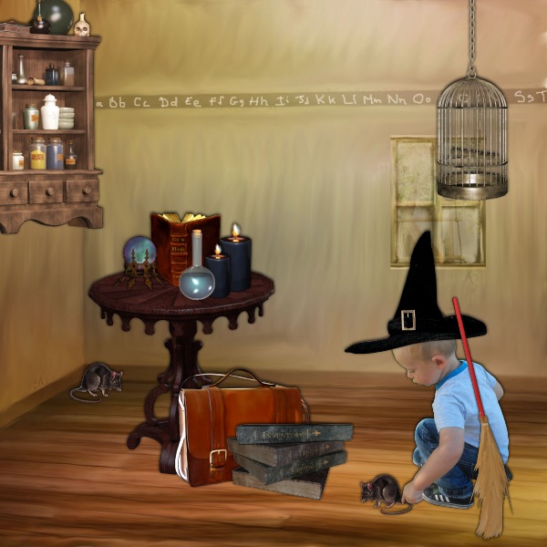 l'école des petits sorciers...