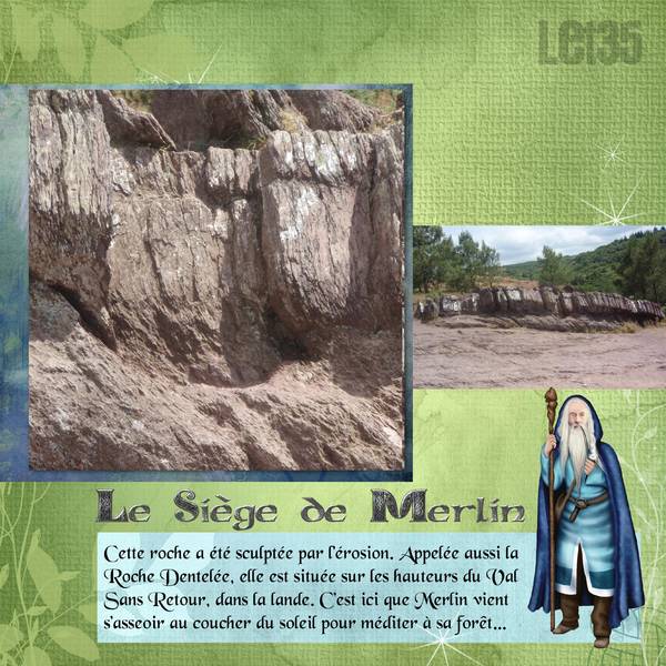 Légende... Le siège de Merlin