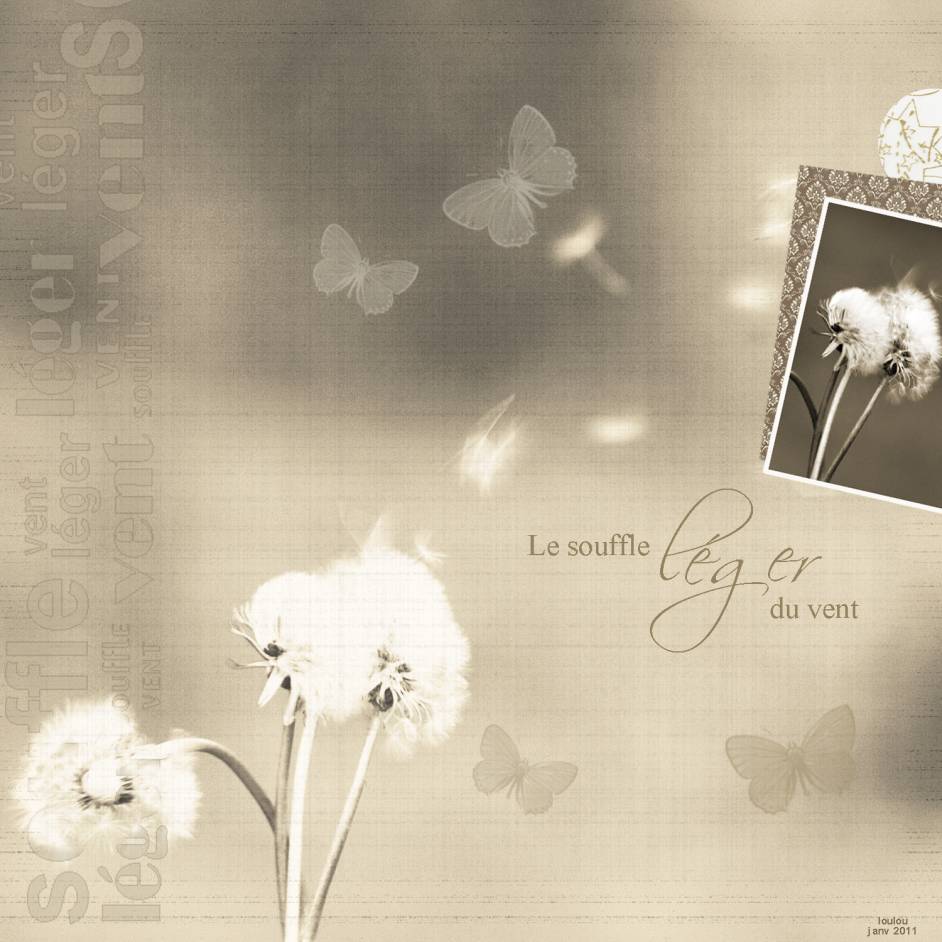 léger souffle du vent