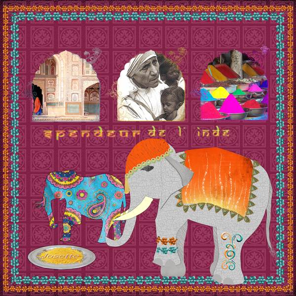 L'éléphant en gabarit