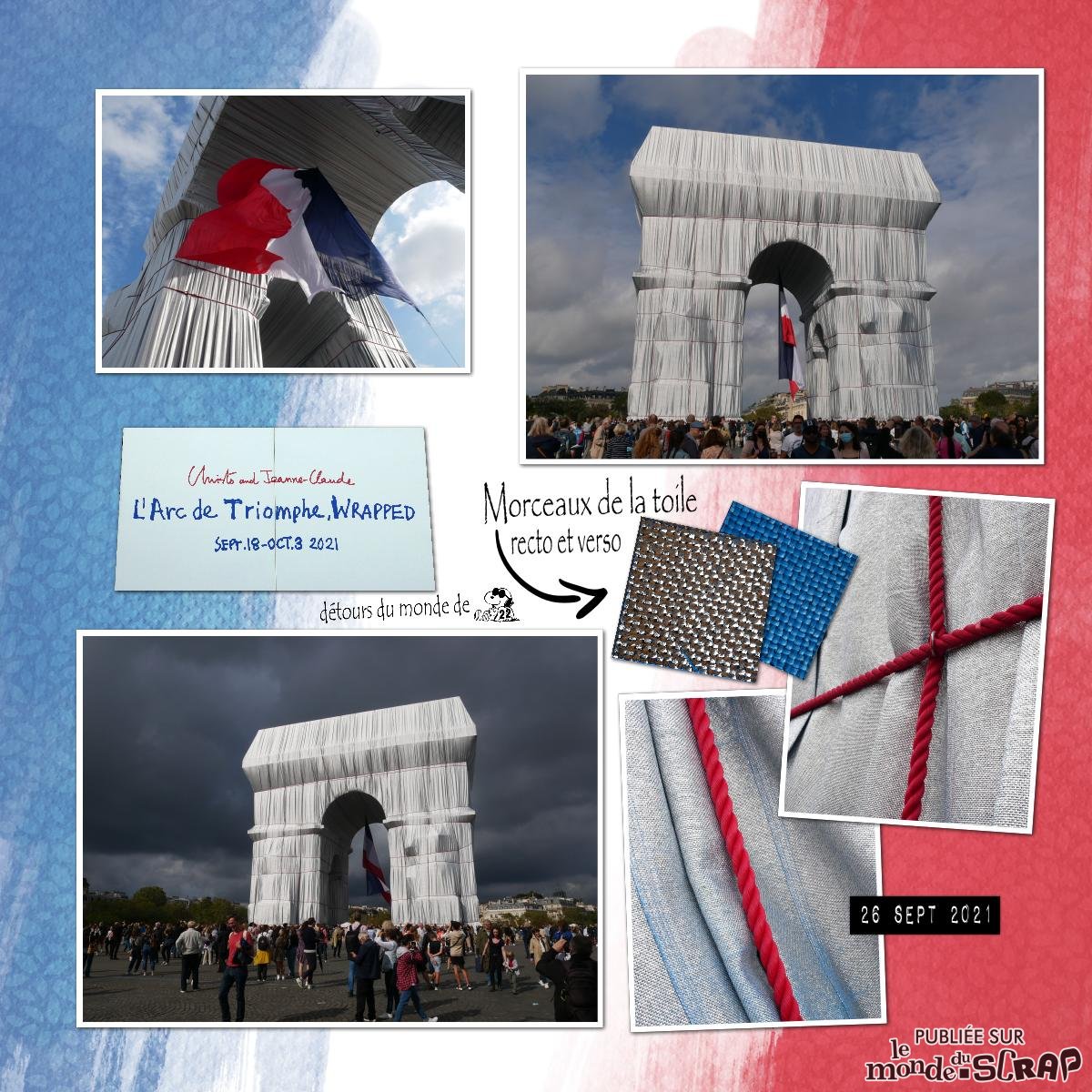 L'emballage de l'Arc de Triomphe