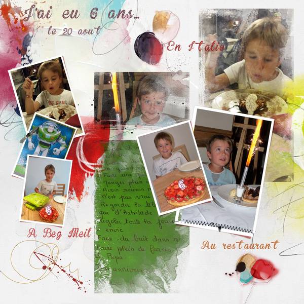 Les 6 ans de Sacha...