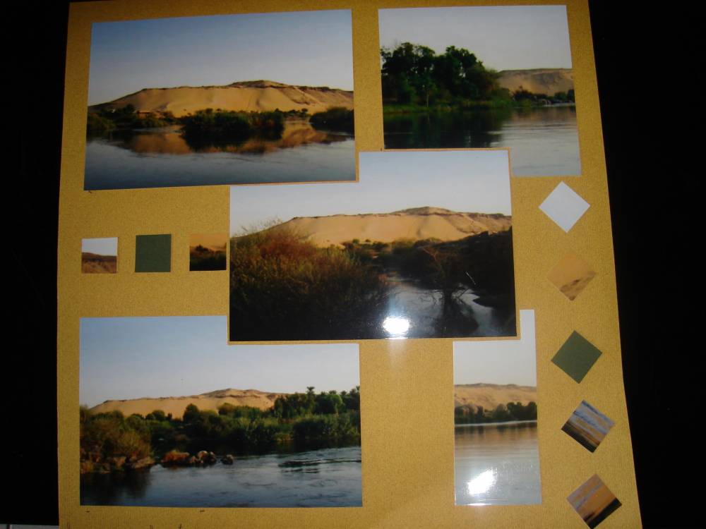 les bords du nil à Assouan