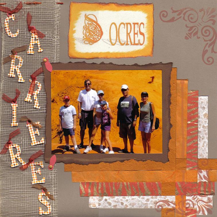 les carrières d'ocres