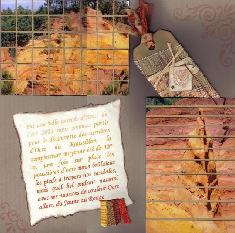 les carrières d'ocres