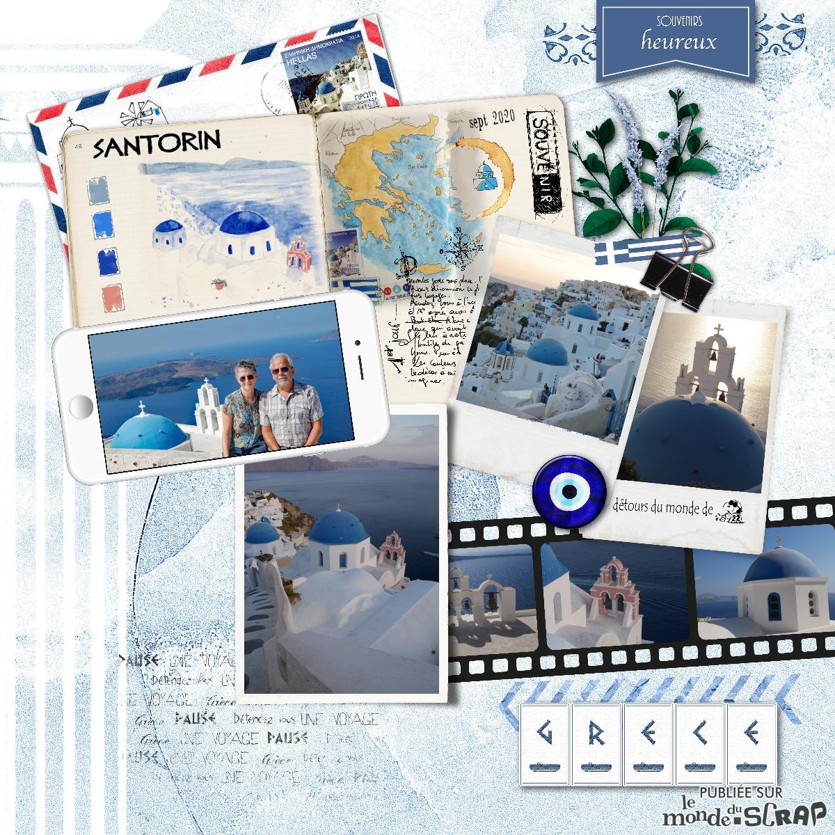 Les Cyclades - Santorin