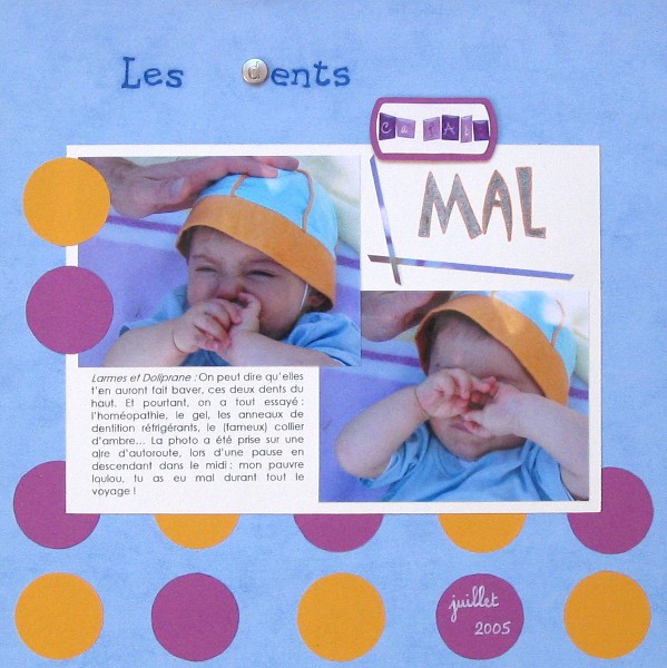 les dents, ça fait mal