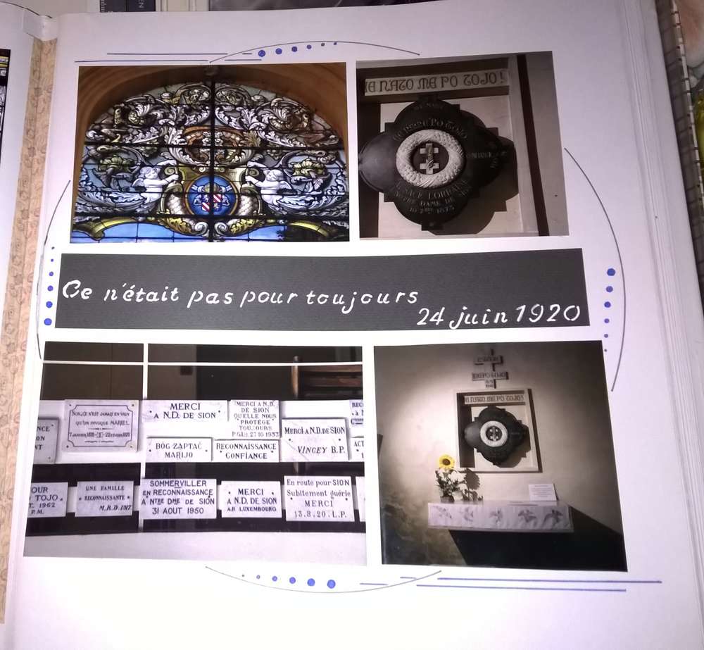 Les ex votos de la basilique de Sion