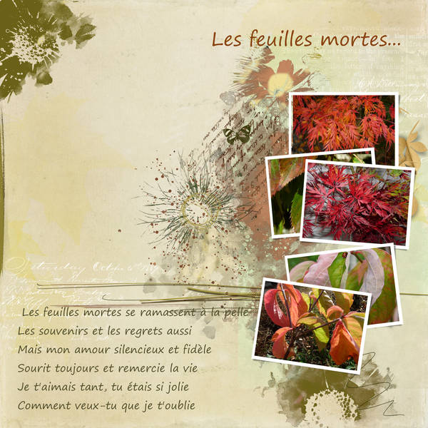 Les feuilles mortes...
