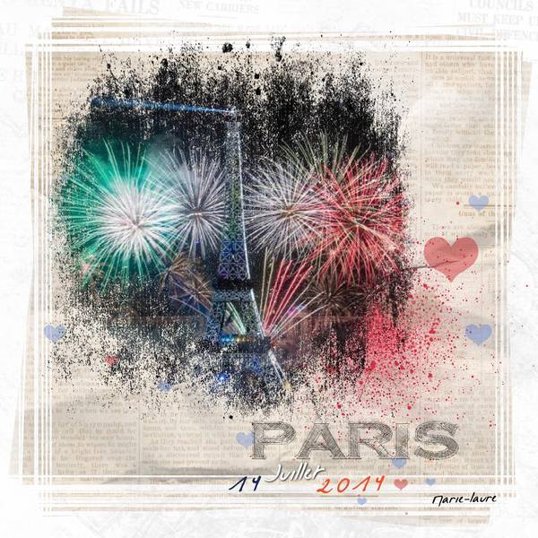 Les feux d'artifices du 14 juillet